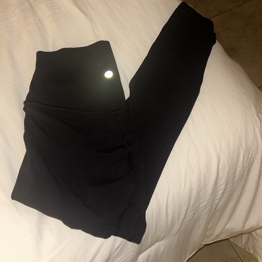 black Lululemon align leggings 
size 4 and a 25” inseam